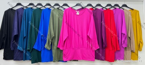 Tunika dlhý rukáv dámska nadrozmer (54/56/58 ONE SIZE) TALIANSKA MÓDA IM425048