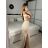 Šaty dlhé elegantný carmen bez rukávov dámske (S/M ONE SIZE) TALIANSKA MÓDA IMPBB232L8831