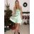 Šaty elegantné spoločenské na ramienka dámske (S/M ONE SIZE) TALIANSKA MóDA IM322461/UL tmavě vínová