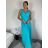 Šaty elegantní společenské dlouhé na ramínka dámské (XS/S/M/L ONE SIZE) ITALSKÁ MÓDA IM322045
