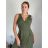 Šaty elegantné spoločenské dlhé na ramienka dámske Patricie  (XS/S/M/L ONE SIZE) TALIANSKA MÓDA IM322045/DR/DU sv. modrá