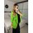 Sako elegantný dlhý rukáv dámske nadrozmer (one size S/M) TALIANSKA MÓDA IMWDD24008/DR -   svetlozelená -   S/M/L