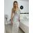 Šaty dlouhé elegantní společenské flitrové na ramínka dámské (S/M/L ONE SIZE) ITALSKÁ MÓDA IMPSH2583785 čierna S/M/L
