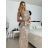 Šaty dlouhé elegantní společenské flitrové na ramínka dámské (S/M/L ONE SIZE) ITALSKÁ MÓDA IMPSH2583785 čierna S/M/L