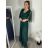 Šaty spoločenské elegantné 3/4 rukáv dámske (S/M/L ONE SIZE) TALIANSKA MODA IMS25KRISTA