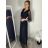 Šaty spoločenské elegantné 3/4 rukáv dámske (S/M/L ONE SIZE) TALIANSKA MODA IMS25KRISTA