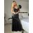 Šaty dlhé elegantné spoločenské na ramienka dámske (S/M ONE SIZE) TALIANSKA MÓDA IMPLP2322930135/DU S/M červená