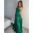Šaty dlhé elegantné spoločenské na ramienka dámske (S/M ONE SIZE) TALIANSKA MÓDA IMPBB23B23505