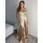 Šaty dlhé elegantné spoločenské na ramienka dámske (S/M ONE SIZE) TALIANSKA MÓDA IMPBB23B23505