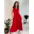 Šaty dlhé elegantné spoločenské bez rukávov dámske (S/M/L ONE SIZE) TALIANSKA MÓDA IM424861