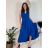 Šaty dlhé elegantné spoločenské bez rukávov dámske (S/M/L ONE SIZE) TALIANSKA MÓDA IM424861/DUR zelená smaragdová S/M/L