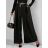 Kalhoty elegantní s páskem dámské (S/M/L ONE SIZE) ITALSKÁ MÓDA IMD25006