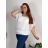 Tunika blúzka krátky rukáv dámska nadrozmer (52/54/56 ONE SIZE) TALIANSKA MODA IM424128