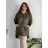 Bunda s kapucňou dámska nadrozmer (3XL/4XL ONE SIZE) TALIANSKA MÓDA IM423683