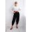 Kalhoty letní dlouhé oversize dámské (S/M ONE SIZE) ITALSKÁ MÓDA IMD24130