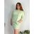 Šaty krátké oversize 3/4 dlouhý rukáv dámské  (M/L/XL ONE SIZE) ITALSKÁ MÓDA IMD25009