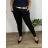 Nohavice elegantné s opaskom dámske nadrozmer (46/48/50 ONE SIZE) TALIANSKA MÓDA IM425131