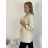 Sako dlhý rukáv dámske (S/M ONE SIZE) TALIANSKA MÓDA IMPLP2374680080/DU -   béžová -   S / M