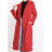 Kabát dlhý rukáv dámsky (S/M ONE SIZE) TALIANSKA MÓDA IMPDY251XFH2262