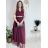 Šaty dlhé spoločenské elegantné plesové dámske (S/M ONE SIZE) TALIANSKA MÓDA IMM22Q52232/DUR smaragdová S/M/L