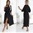 Šaty košeľové 3/4 dlhý rukáv dámske (XS/S/M ONE SIZE) TALIANSKA MÓDA IMD25030