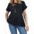 Tričko krátky rukáv dámske (XS/S/M ONE SIZE) TALIANSKA MÓDA IMD25058