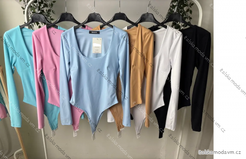 Body dlouhý rukáv dámské (S/M/L ONE SIZE) ITALSKÁ MÓDA IMPLP2355350060
