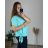 Tunika s príveskom krátky rukáv dámska nadrozmer (L/XL/2XL ONE SIZE) TALIANSKA MÓDA IMD23316