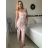 Šaty dlouhé elegantní letní na ramínka dámské květ (S/M ONE SIZE) ITALSKÁ MÓDA IMPMD2433083/DUR bílá S/M/L