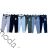 Nohavice elegantné s opaskom trojštvrťové 3/4 krátke dámske (XS/S/M ONE SIZE) TALIANSKA MÓDA IMD25038