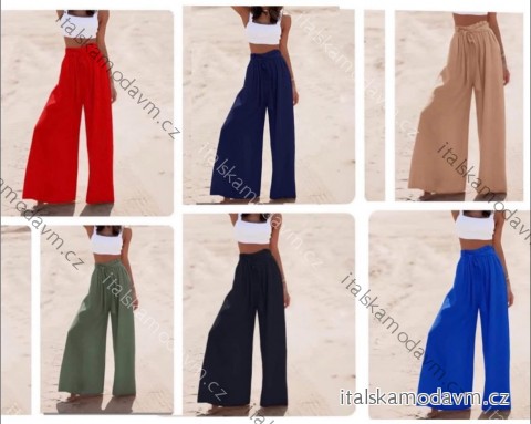 Nohavice dlhé letné dámske (XS/S/M ONE SIZE) TALIANSKA MÓDA IMD25083