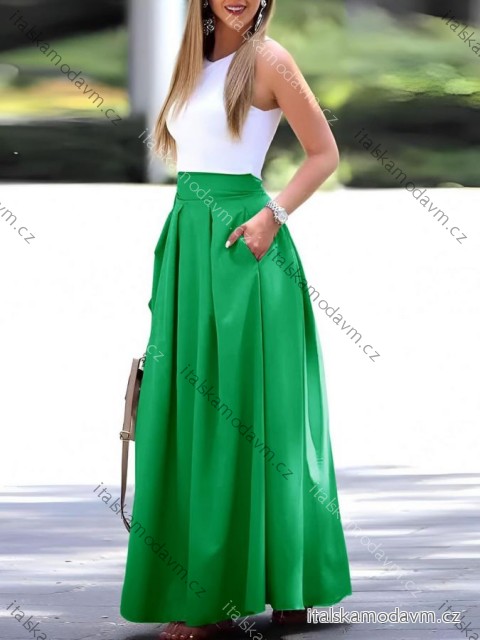 Sukně maxi elegantní dámská (XS/S/M ONE SIZE) ITALSKÁ MÓDA IMD25089