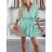 Overal krátký elegantní krátký rukáv dámský (XS/S/M ONE SIZE) ITALSKÁ MÓDA IMD25091