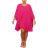 Tunika elegantní netopýří dlouhý rukáv dámská (XS/S/M ONE SIZE) ITALSKÁ MÓDA IMD25108