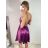 Šaty elegantné spoločenské na ramienka dámske Lolita (XS/S ONE SIZE) TALIANSKA MóDA IM322461/DUR XS/S fialová