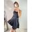 Šaty elegantné spoločenské na ramienka dámske Lolita (XS/S ONE SIZE) TALIANSKA MóDA IM322461/DUR XS/S fialová