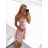 Šaty elegantné spoločenské na ramienka dámske Lolita (XS/S ONE SIZE) TALIANSKA MóDA IM322461/DUR XS/S fialová