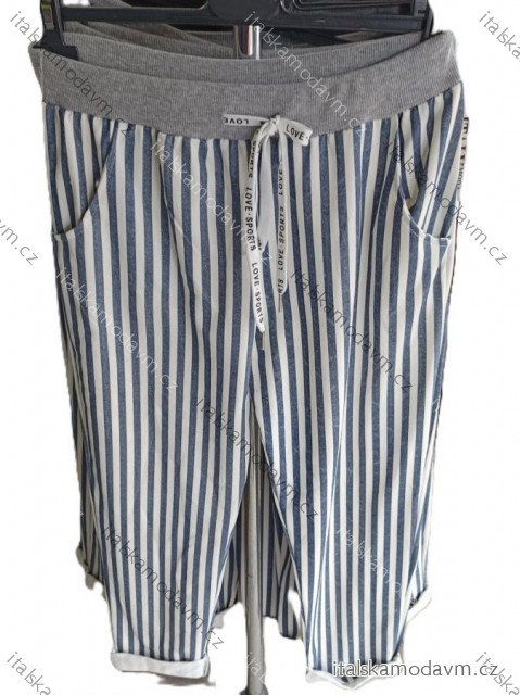 Kalhoty letní dámské (S/M/L ONE SIZE) ITALSKÁ MÓDA IM725107