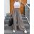 Kalhoty dlouhé letní dámské (S/M/L ONE SIZE) ITALSKÁ MÓDA IMD25125