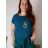 Tunika s príveskom krátky rukáv dámska nadrozmer (L/XL/2XL ONE SIZE) TALIANSKA MÓDA IMD23316