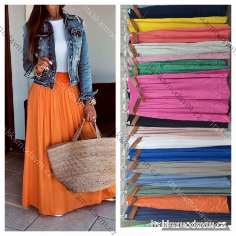 Sukňa dlhá dámska (S/M/L ONE SIZE) TALIANSKA MÓDA IMWBL25483