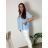 Tunika elegantní s přívěskem krátky rukáv dámska nadrozmer (46/48/50 ONE SIZE) TALIANSKA MÓDA IMSM25MILANO