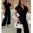 Overal dlhý elegantný dlhý rukáv dámsky (XS/S/M ONE SIZE) TALIANSKA MÓDA IMWCH25436