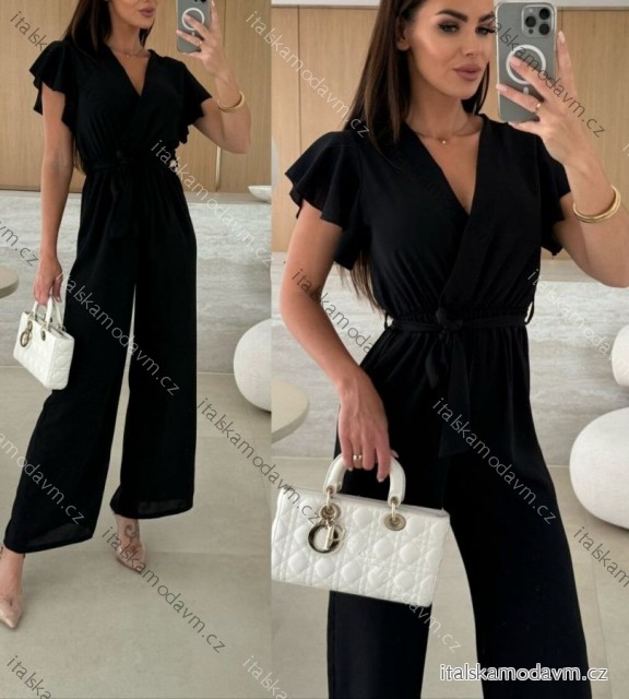 Overal dlhý elegantný dlhý rukáv dámsky (XS/S/M ONE SIZE) TALIANSKA MÓDA IMWCH25436