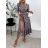 Šaty elegantní letní s páskem krátký rukáv dámské (S/M/L ONE SIZE) ITALSKÁ MÓDA IMWGB25506