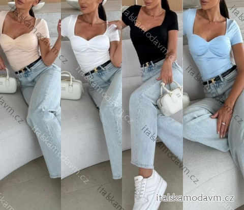 Body krátky dámske (XS/S/M ONE SIZE) TALIANSKA MÓDA IMWHP25621