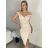 Šaty elegantné carmen krátké bez rukávov dámske (S/M ONE SIZE) TALIANSKA MóDA IM322308/DR