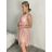 Šaty společenské elegantní krátké bez rukávů tilové dámské (S/M ONE SIZE) ITALSKá MóDA IMM22305/DR světle modrá