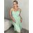 Šaty společenské elegantní letní na ramínka dámské (S/M ONE SIZE) ITALSKÁ MÓDA IMPSH222053A/DU -   červená cihlová -   S/M