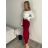 Kalhoty letní dlouhé oversize dámské ELENA (S/M ONE SIZE) ITALSKÁ MÓDA IMD24130
